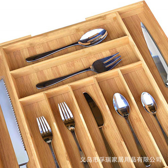 대나무 테이블 스토리지 및 조직 도구 스토리지 박스 서랍 나이프 및 포크 파티션 박스 서랍 파티션 저장 상자 대나무 테이블 스토리지 및 조직 도구 스토리지 박스 서랍 나이프 및 포크 파티션 박스 서랍 파티션 저장 상자