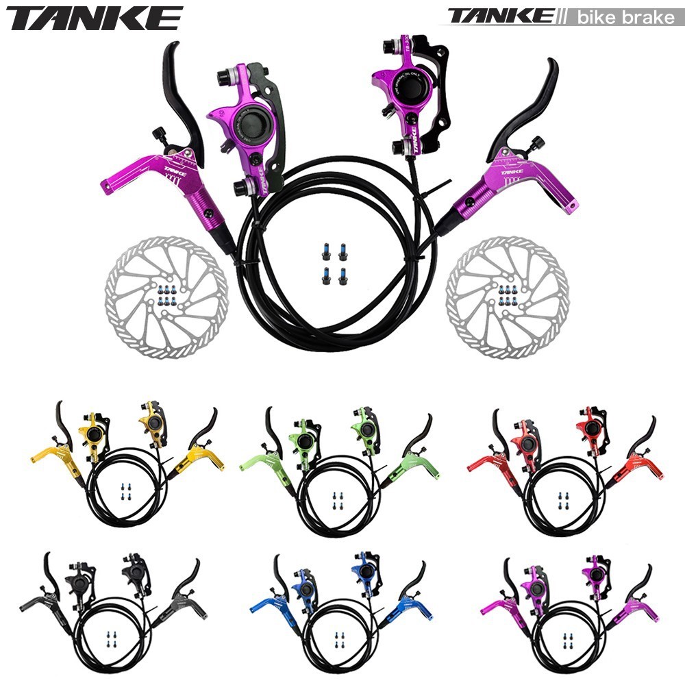 Carbon Passenger TANKE TB300 Oil Pressure Disc Brake Double Piston Mountain Bike Two-way Brake Brake Bike Oil Brake-Taobao