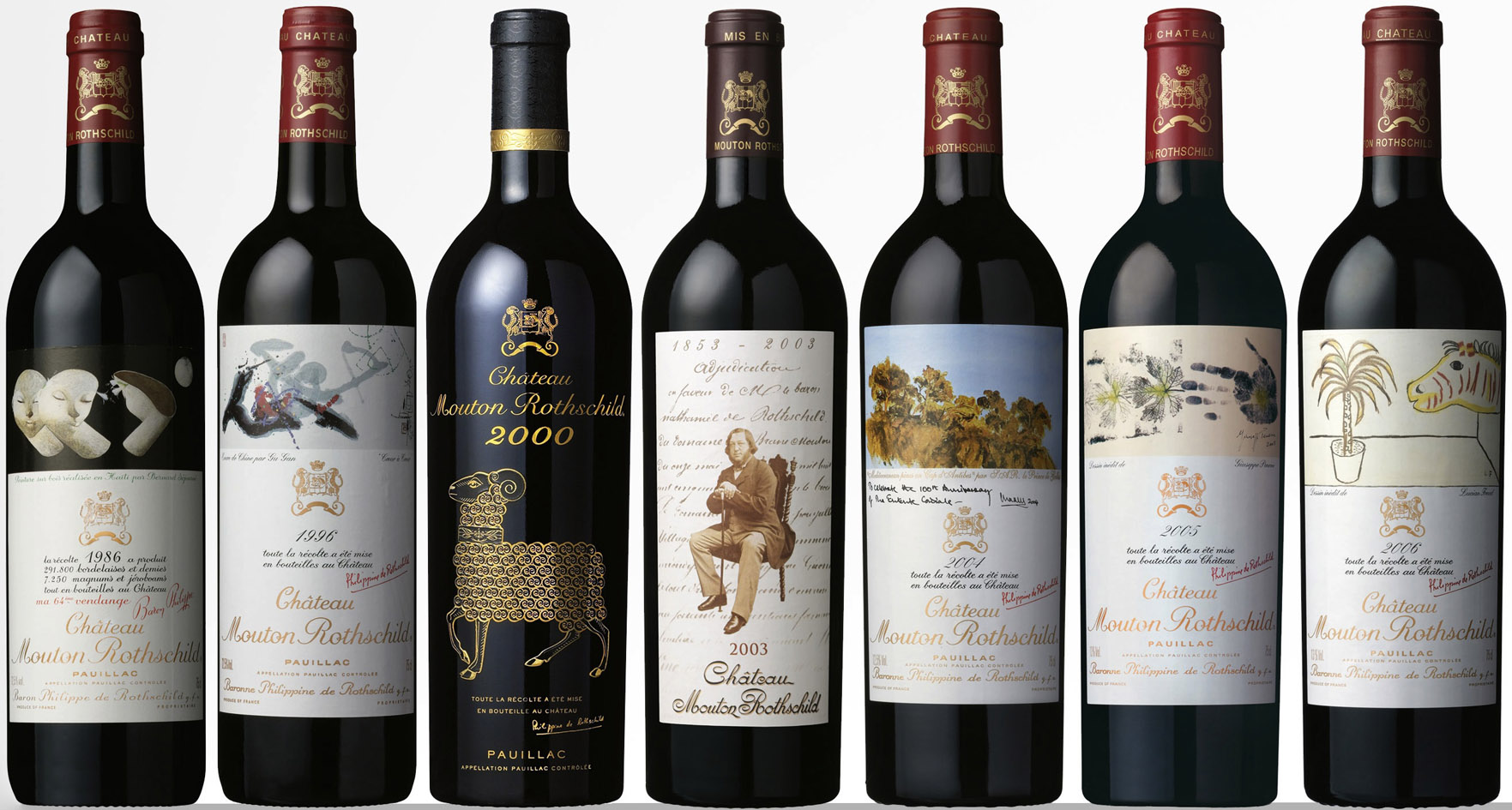 法国一级庄红酒木桐酒庄葡萄酒 chateau mouton rothschild 1987