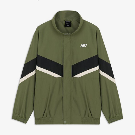 Skechers/Skechers genuine new style men and women contrasting splicing casual jacket woven jacket
Skechers/Skechers genuine new style men and women contrasting splicing casual jacket woven jacket