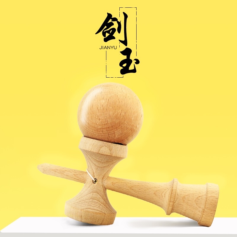 The Carefree Sword Jade Kendama Japan Trend New Hands Early Learning Soul Sword Jade Skill Ball Children Traditional Skills Ball-Taobao