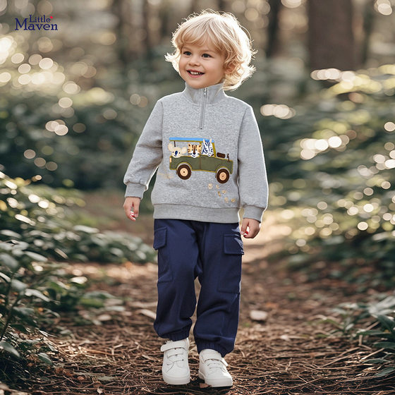 Little maven source factory children's clothing autumn boy sweatshirt European and American cartoon children's top
Little maven source factory children's clothing autumn boy sweatshirt European and American cartoon children's top