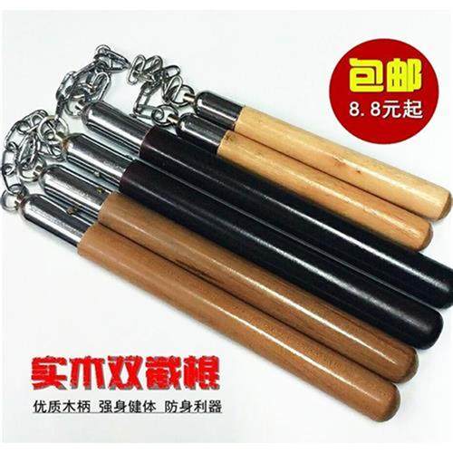 Nunchakus Solid Wood Combat Performance P 훈련 운동 자기 방어 2 Nunchakus 어린이 성인 나무 이중 컷 Nunchakus Solid Wood Combat Performance P 훈련 운동 자기 방어 2 Nunchakus 어린이 성인 나무 이중 컷