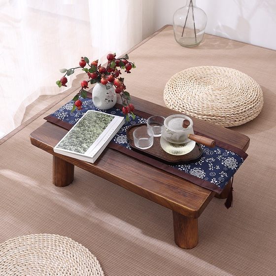 8V solid wood bay window small table tatami coffee table Japanese style household low table window sill table movable tea table Zen kang
8V solid wood bay window small table tatami coffee table Japanese style household low table window sill table movable tea table Zen kang