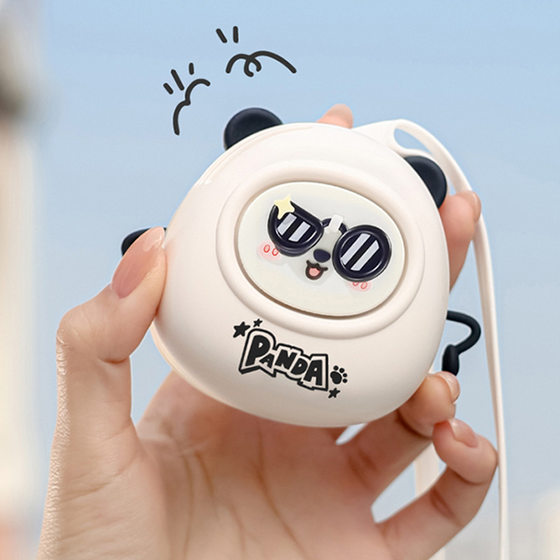 Fan-style silent fan ub charging cartoon small fan halter neck electric fan
Fan-style silent fan ub charging cartoon small fan halter neck electric fan