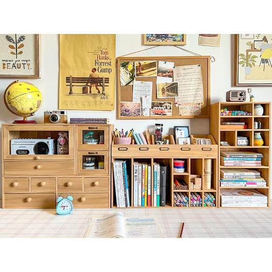 Glass cabinet multi-grid office desk debris storage box wooden drawer cosmetics ins classification storage bookcase
Glass cabinet multi-grid office desk debris storage box wooden drawer cosmetics ins classification storage bookcase
