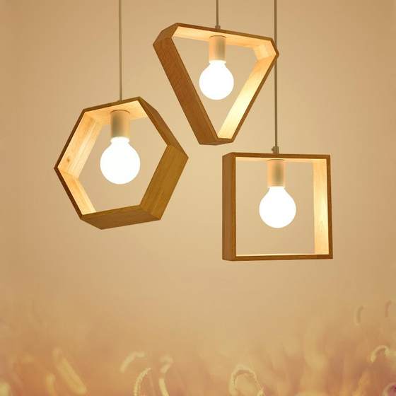 Modern simple geometric dining room chandeliers Nordic living room balcony solid wood cafe bar clothing store bar chandeliers
Modern simple geometric dining room chandeliers Nordic living room balcony solid wood cafe bar clothing store bar chandeliers