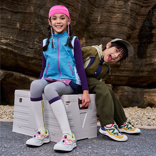 SMIBU童鞋儿童运动鞋2025春秋新款女童板鞋男童户外登山鞋休闲鞋