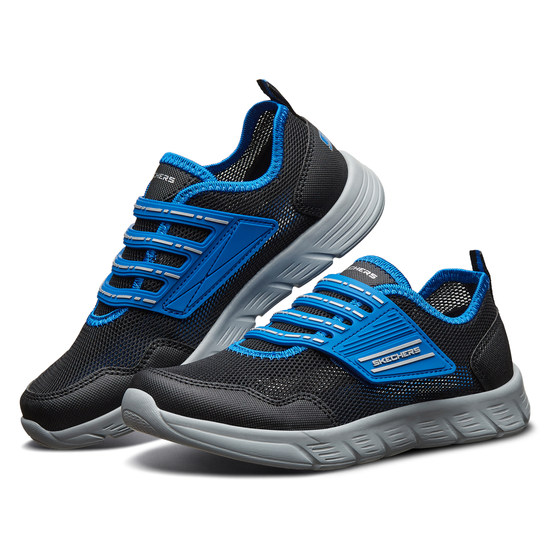 Skechers Boys' Spring/Summer New Velcro Fashion Strap Breathable Casual Sneakers 95043L Skechers Boys' Spring/Summer New Velcro Fashion Strap Breathable Casual Sneakers 95043L