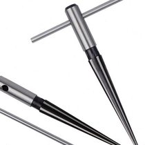 Hand reamer taper woodworking T-type straight handle reamer machine carbide hole opener chamfering expansion reamer cutting tool