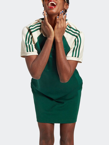 adidas/adidas 정품 클로버 여성 캐주얼 스포츠 단축 드레스 IC5225 adidas/adidas 정품 클로버 여성 캐주얼 스포츠 단축 드레스 IC5225