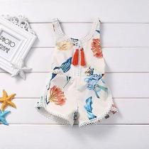Citgeett Summer Cotton Newborn Kids Baby Girl Sleveless Lace