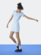 Ellesse Small Shell Retro 대비 컬러 테니스 폴로 드레스 여름 스포츠 스커트 세련된 슬림 한 캐주얼 피트니스 Ellesse Small Shell Retro 대비 컬러 테니스 폴로 드레스 여름 스포츠 스커트 세련된 슬림 한 캐주얼 피트니스