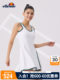 Ellesse Small Shell Retro Contrast 서스펜더 치마 누름 압박 및 주름 시원한 테니스 스포츠 드레스 가슴 패드로 슬리밍 Ellesse Small Shell Retro Contrast 서스펜더 치마 누름 압박 및 주름 시원한 테니스 스포츠 드레스 가슴 패드로 슬리밍