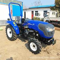 Agricultural four-wheel tractor with strong pressure strong lifting and lowering mountain and hilly tillage machine