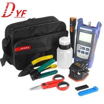 FTTH fiber optic tool set DY-60C fiber cleaver 10MW red light pen optical power meter manufacturer