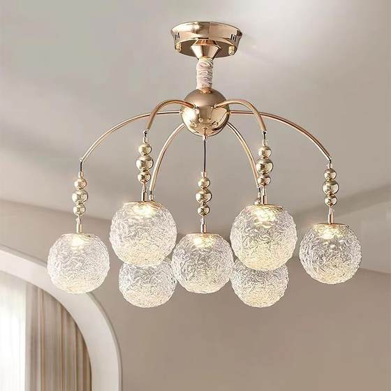 Nordic simple restaurant glass ball chandelier light luxury postmodern bedroom living room clothing store personalized art chandelier
Nordic simple restaurant glass ball chandelier light luxury postmodern bedroom living room clothing store personalized art chandelier
