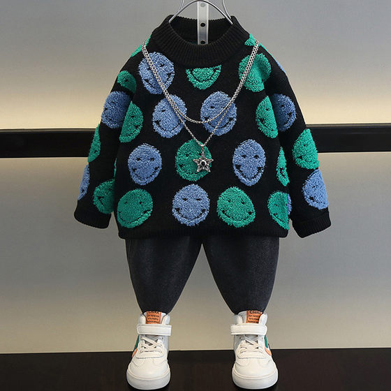 Korean boy sweater autumn and winter fashionable baby base sweater 2022 boy winter children thickened 1
Korean boy sweater autumn and winter fashionable baby base sweater 2022 boy winter children thickened 1