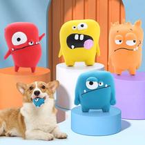 Dog Chew Toy Pet Squeaky Ball Toy Teeth Care Cartoon Big E