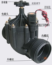 Facilities Agriculture Villa Landscaping Lawn Intelligent Garden Dust Removal Cooling Water Treatment Plastic Solenoid Valve