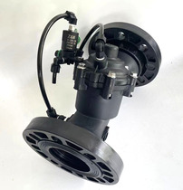 With manual switch flange connection DC12V normally open normally closed remote irrigation control solenoid valve