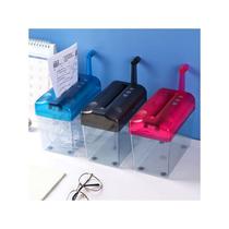 Small paper shredder student manual mini fully automatic home office desktop home portable hand shake silent