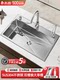 Zhigao SUS304 스테인레스 스틸 주방 싱크 대형 단일 탱크 세척 분지, 가정용 작은 크기 식기 세척기 싱크 야채 싱크대 Zhigao SUS304 스테인레스 스틸 주방 싱크 대형 단일 탱크 세척 분지, 가정용 작은 크기 식기 세척기 싱크 야채 싱크대