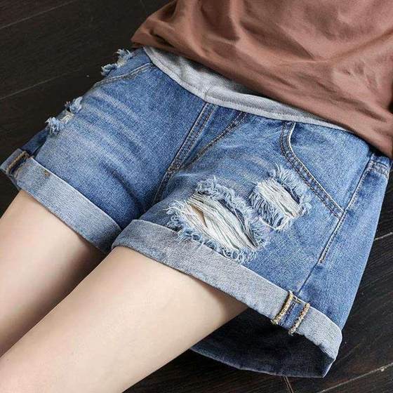 Pants in summer denim pregnant women ripped women loose legs pants abdomen wide-fashioned mother pregnant women shorts summer suit cover thin style
Pants in summer denim pregnant women ripped women loose legs pants abdomen wide-fashioned mother pregnant women shorts summer suit cover thin style