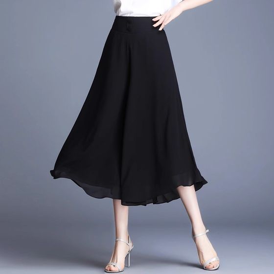 Seven-cropped skirt pants for women in summer thin large size middle-aged and elderly mothers E mom dress draped wide-leg pants W chiffon casual pants
Seven-cropped skirt pants for women in summer thin large size middle-aged and elderly mothers E mom dress draped wide-leg pants W chiffon casual pants