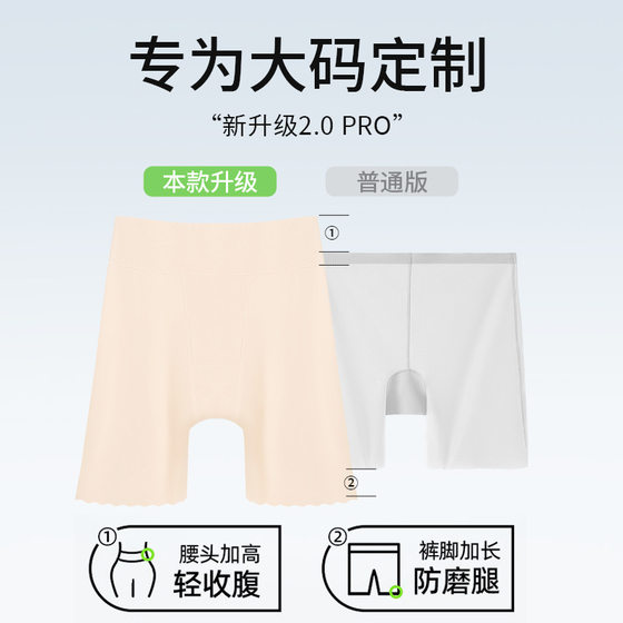 Safety pants for women with large size anti-exposure extended version fat 200*0.5kg anti-wear legs three-in-one ice silk bottoming boxer
Safety pants for women with large size anti-exposure extended version fat 200*0.5kg anti-wear legs three-in-one ice silk bottoming boxer