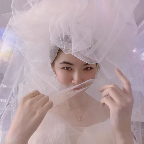 새로운 스타일 푹신한 원사 포상 베일 신부 웨딩 스튜디오 사진 소품 새로운 스타일 푹신한 원사 포상 베일 신부 웨딩 스튜디오 사진 소품