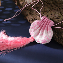 Dragon Boat Festival embroidery purse ancient wind sachet sachet bag empty bag Lotus bag bag sachet bag sachet bag sachet carrying Hanfu hanging ornaments