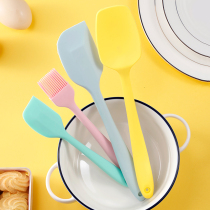 Baked integrated silicone scraper cake cream smear scraper plate to make moon cake nougat snowflake mixing tool