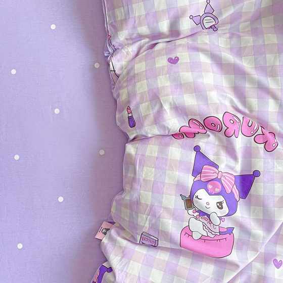 Quality Enjoy Home Cotton Sanrio Yugui Dog Cartoon Cute Four-Piece Set Children's Student Pure Cotton Bedding Sheets and Quilt Cover
Quality Enjoy Home Cotton Sanrio Yugui Dog Cartoon Cute Four-Piece Set Children's Student Pure Cotton Bedding Sheets and Quilt Cover