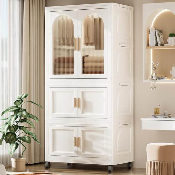 Creamy style free wardrobe large capacity arch storage kitchen living room storage cabinet classification storage children's storage
Creamy style free wardrobe large capacity arch storage kitchen living room storage cabinet classification storage children's storage