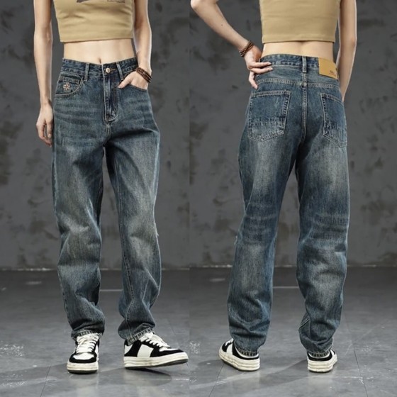 Autumn and winter men's new style of plush plush thickened heavy-duty washing embroidered straight jeans S is versatile and casual with small feet
Autumn and winter men's new style of plush plush thickened heavy-duty washing embroidered straight jeans S is versatile and casual with small feet