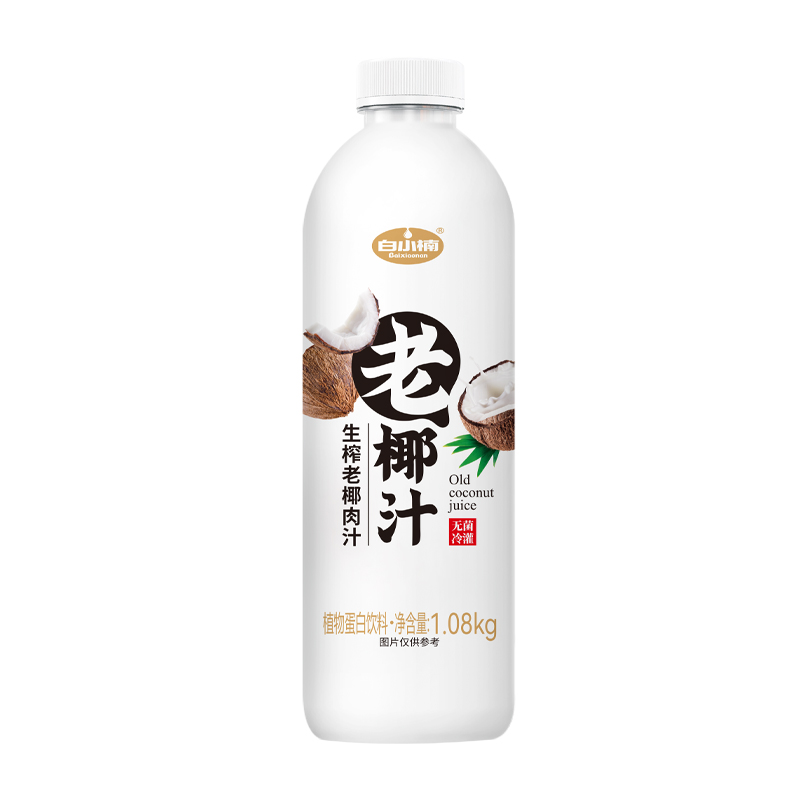 椰谷白小楠生榨椰汁1080g*4大瓶