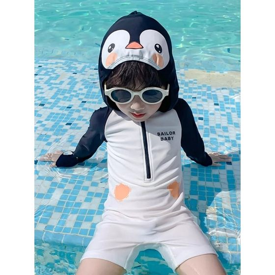 Children's swimsuit long-sleeved trendy 2024 new boy cute and fashionable one-piece sun protection comfortable breathable hooded swimsuit
Children's swimsuit long-sleeved trendy 2024 new boy cute and fashionable one-piece sun protection comfortable breathable hooded swimsuit