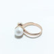 마약 사냥꾼 Jiang Yinan Chu Ying S925 Silver Ring Rose Gold Pearl과 같은 스타일 마약 사냥꾼 Jiang Yinan Chu Ying S925 Silver Ring Rose Gold Pearl과 같은 스타일