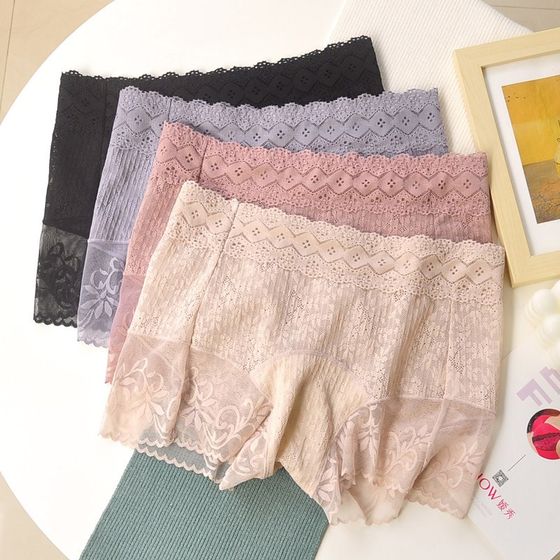 Safety pants for women with anti-exposure lace edge thin boxer underwear two-in-one large size belly-closing and not curling base shorts
Safety pants for women with anti-exposure lace edge thin boxer underwear two-in-one large size belly-closing and not curling base shorts