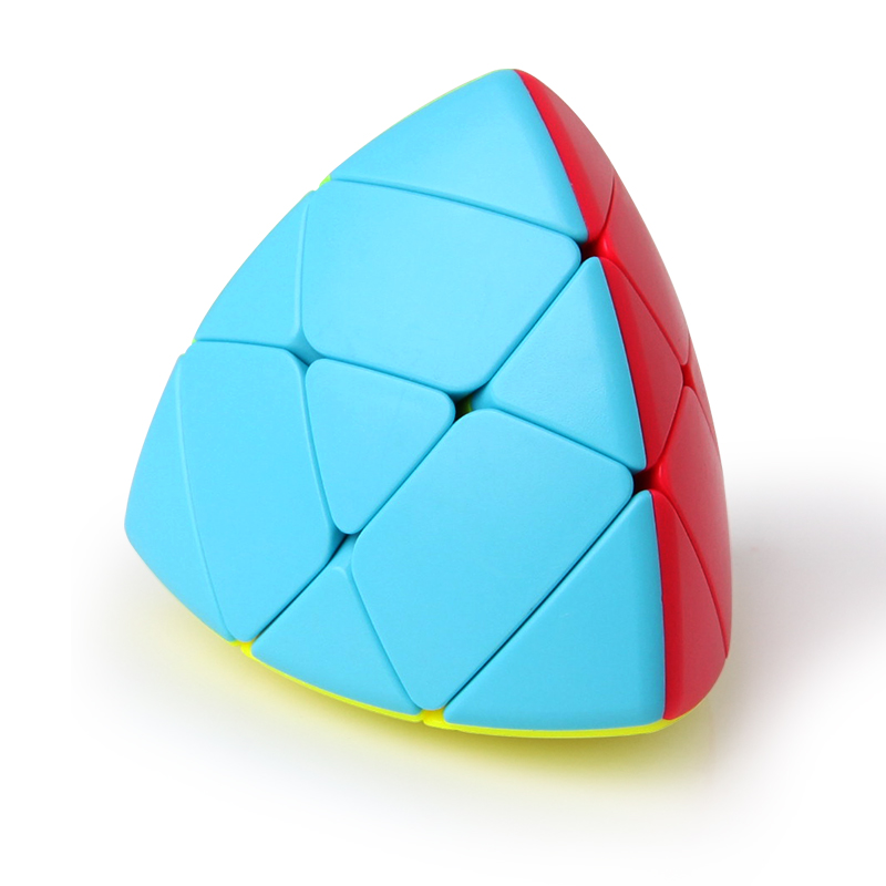 奇艺三阶异形彩色粽子魔方无需贴纸异形专业魔方粽子