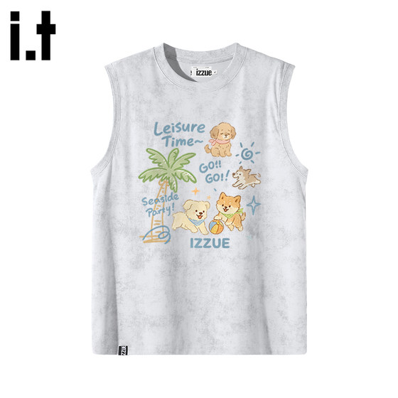 it izzue original trendy sports loose sleeveless T-shirt vest men's 2025 summer sports breathable sweat-absorbing sweat shirt C
it izzue original trendy sports loose sleeveless T-shirt vest men's 2025 summer sports breathable sweat-absorbing sweat shirt C