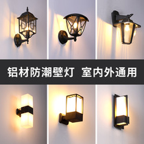 Outdoor wall lamp European aisle outdoor waterproof wall lamp modern minimalist staircase balcony garden courtyard lamp