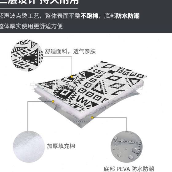 Ultrasonic outdoor thickened picnic mat beach crawling mat moisture-proof mat color knitted cotton cotton cloth grass portable
Ultrasonic outdoor thickened picnic mat beach crawling mat moisture-proof mat color knitted cotton cotton cloth grass portable