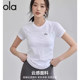 ALO 똑같은 단축 여름 여름 핫 걸 패션 스포츠 소녀 최고 퀵 건조 트렌디 슬림 한 글자 요가 티셔츠 ALO 똑같은 단축 여름 여름 핫 걸 패션 스포츠 소녀 최고 퀵 건조 트렌디 슬림 한 글자 요가 티셔츠