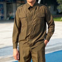 Camouflage suit men's and women's outdoor expansion summer short sleeve thin construction site labor protection work clothes wear-resistant student military training clothes