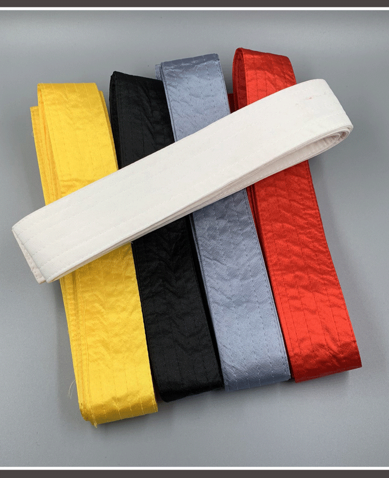 练功腰带武术练功带武术腰带男传统练功板带表演服束腰功夫红