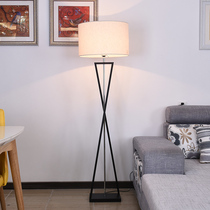 American floor lamp country retro floor lamp simple modern decoration vertical table lamp living room bedroom hotel lamp