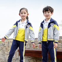 Primary school students class uniform suit Autumn and Winter Games opening ceremony outfits 2 4 for fifth grade school uniforms four yellow