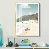 Nordic fresh living room decoration painting simple modern landscape bedroom painting sofa background wall office Hotel hanging painting